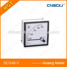 Medidor analógico del panel del voltímetro de SCD48-V 48 * 48m m con el mejor precio